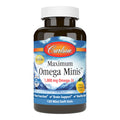 Carlson Maximum Omega Minis, 1000 mg, Omega-3s, Lemon, 120 Mini Softgels