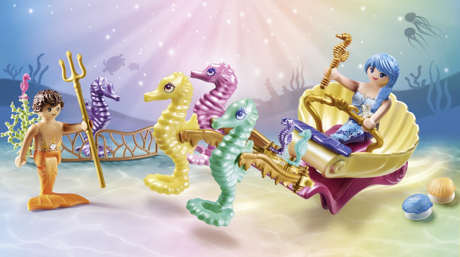 Playmobil Mermaid Seahorse Carriage