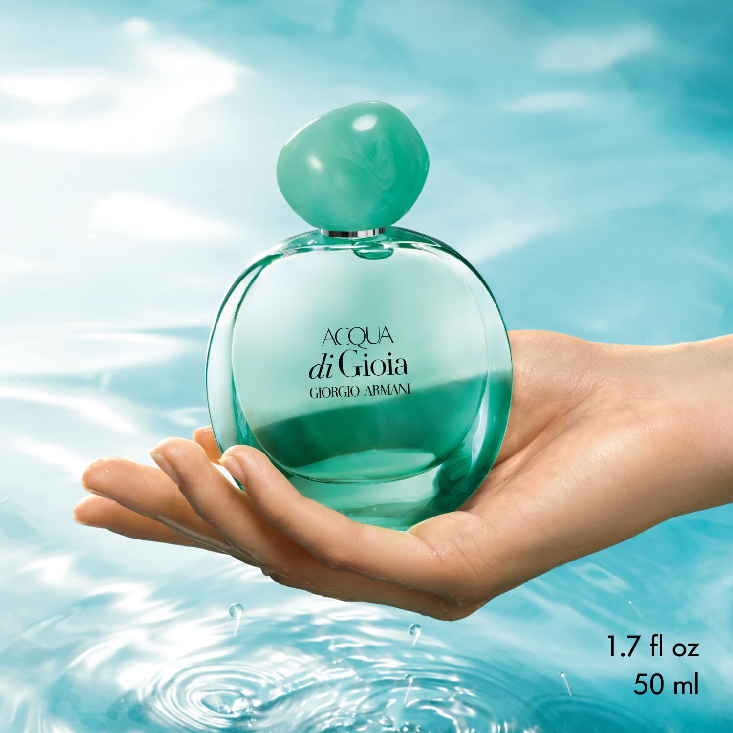 Armani Beauty – Acqua Di Gioia – Eau de Parfum Intense– – Floral Citrus Women’s Fragrance – Bergamot & Red Fruits Accord, Jasmin, Cedarwood Notes - 1.6 Fl Oz