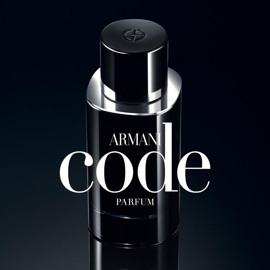 Armani Beauty – Code – Eau de Parfum – Men's Cologne Gift Set - Fougère Ambery Spicy – Full Size & Travel Size, 2.5 Fl Oz & 0.5 Fl Oz
