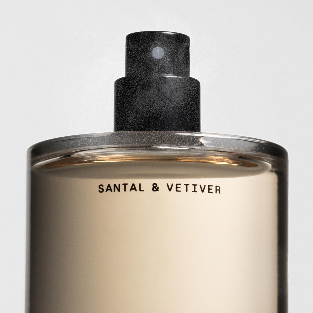Salt & Stone Hair & Body Mist for Women & Men, Santal & Vetiver 3.4 fl oz