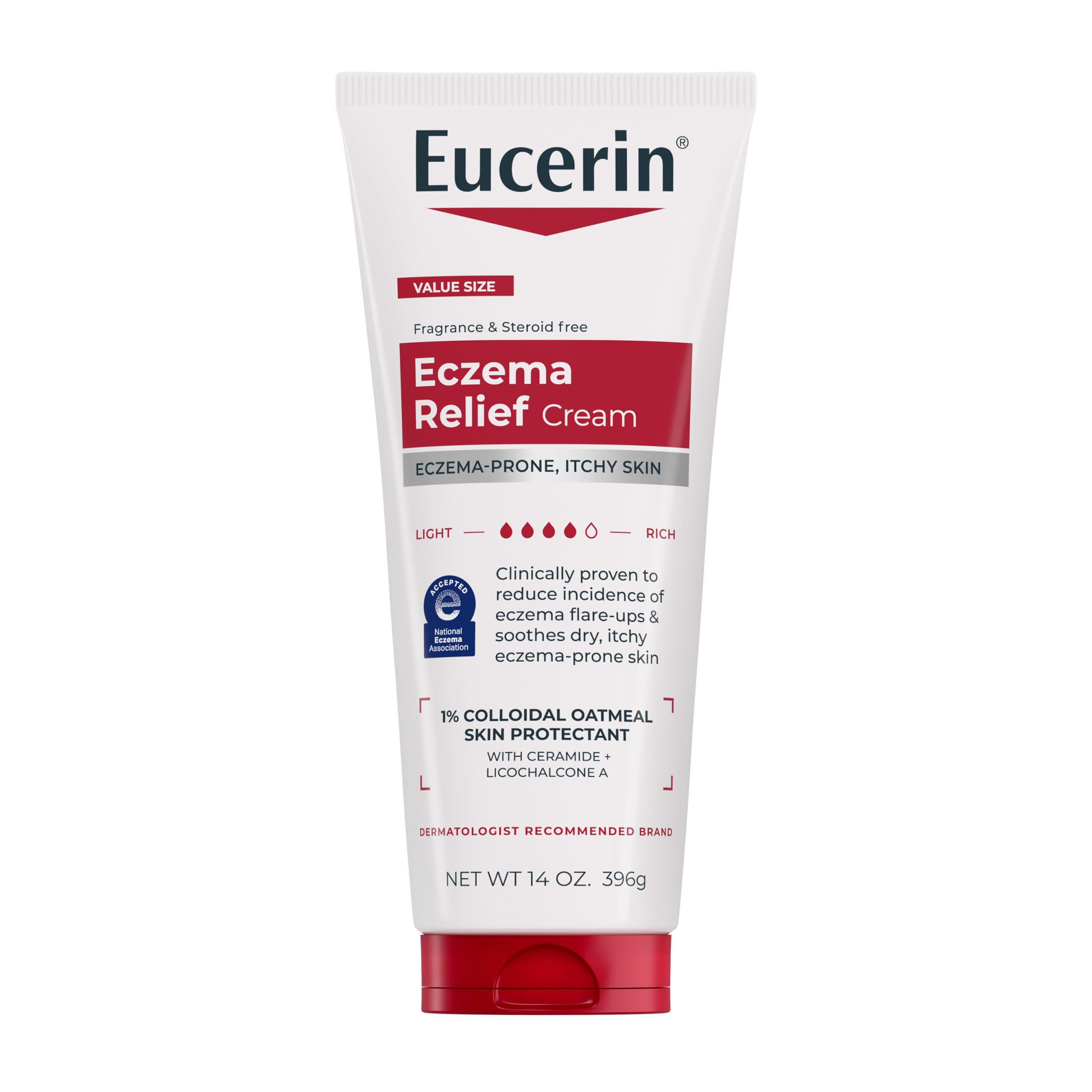 Eucerin Eczema Relief Cream with Colloidal Oatmeal, 14 OZ