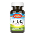 Carlson Vitamins A, D3, K2, 60 Soft Gels