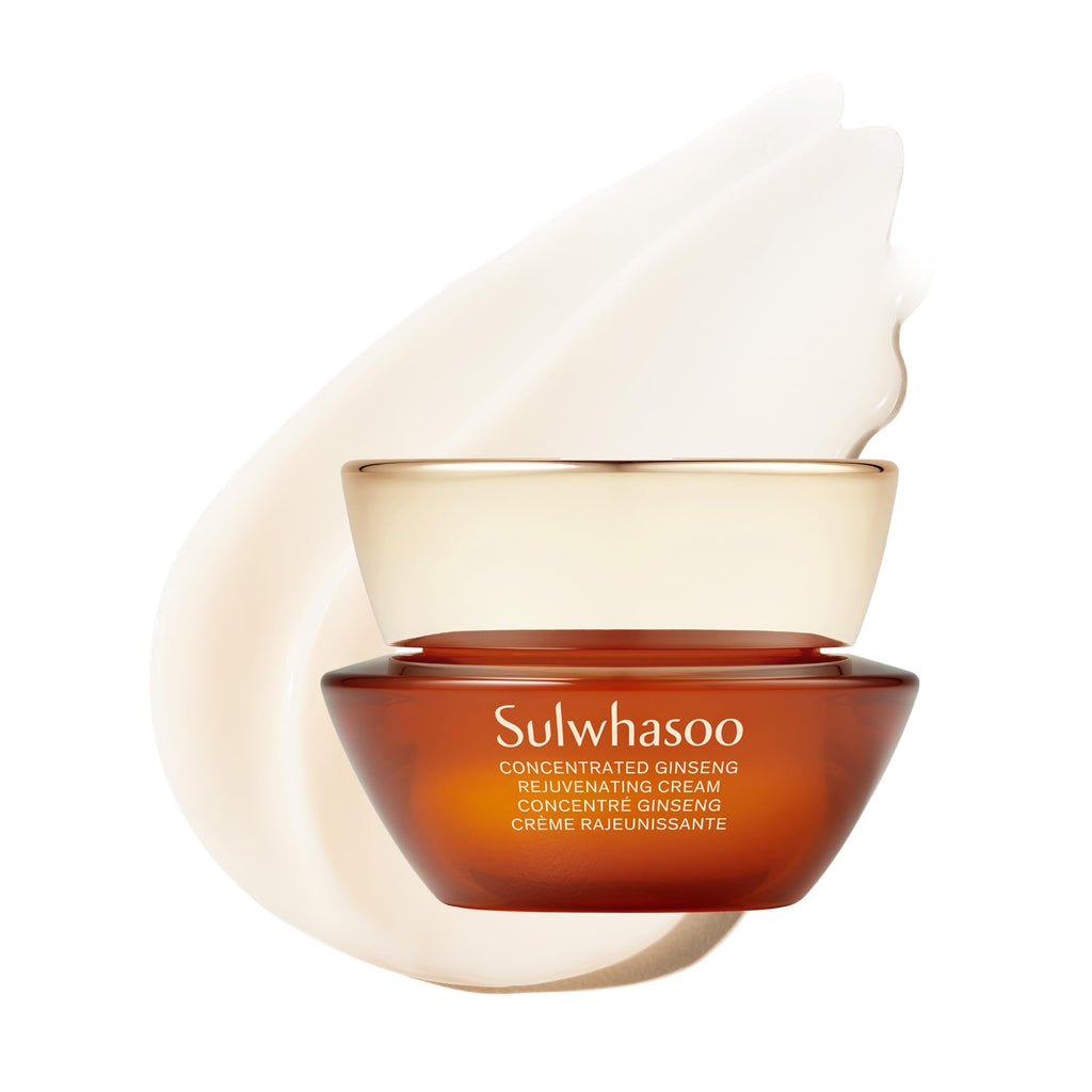 Sulwhasoo Concentrated Ginseng Rejuvenating Cream | Anti-Aging Korean Moisturizer | With Ginseng, Peptides & Squalane | Firms & Reduces Wrinkles | Hydrating Face Cream for All Skin Types, 0.33 fl. oz.