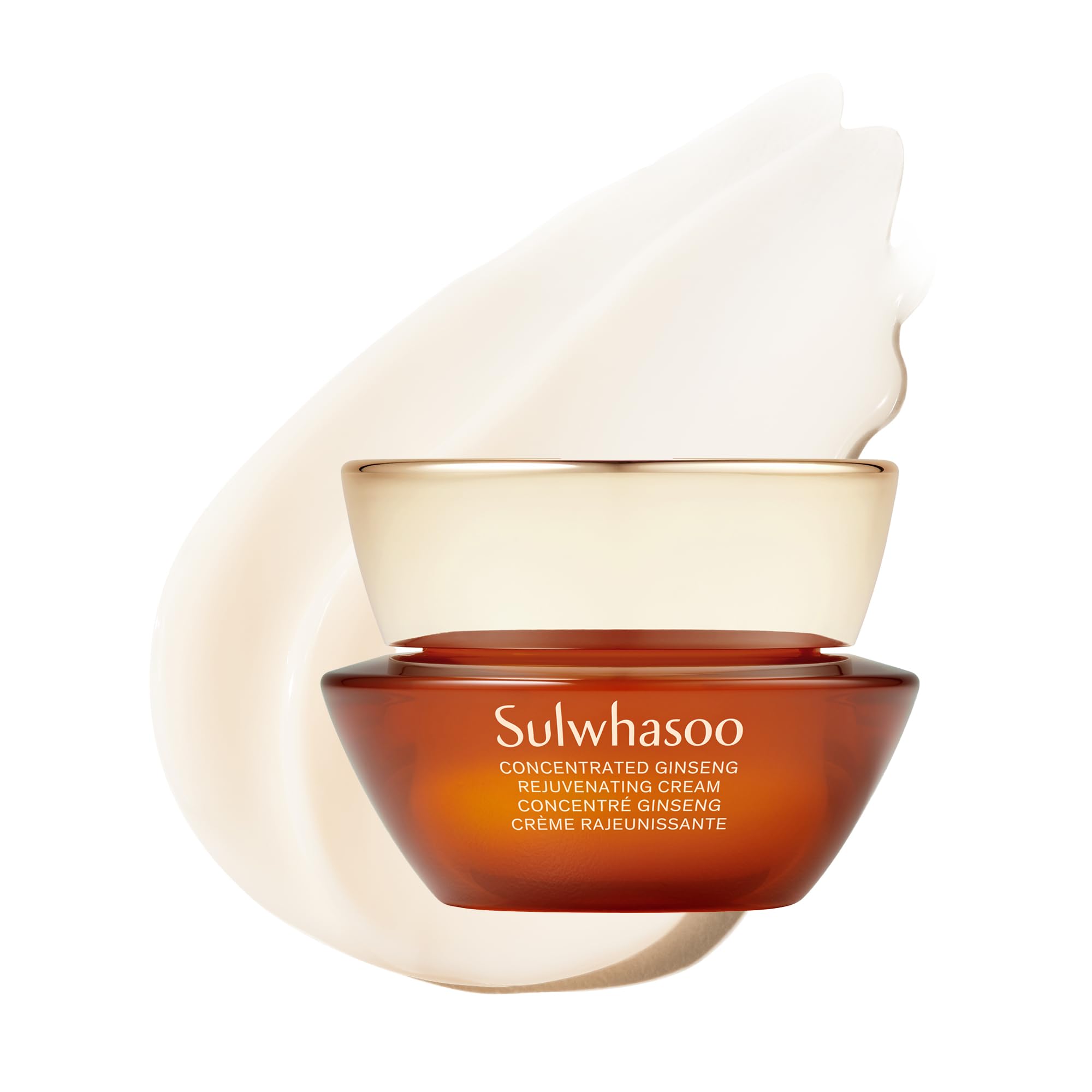 Sulwhasoo Concentrated Ginseng Rejuvenating Cream | Anti-Aging Korean Moisturizer | With Ginseng, Peptides & Squalane | Firms & Reduces Wrinkles | Hydrating Face Cream for All Skin Types, 0.33 fl. oz.