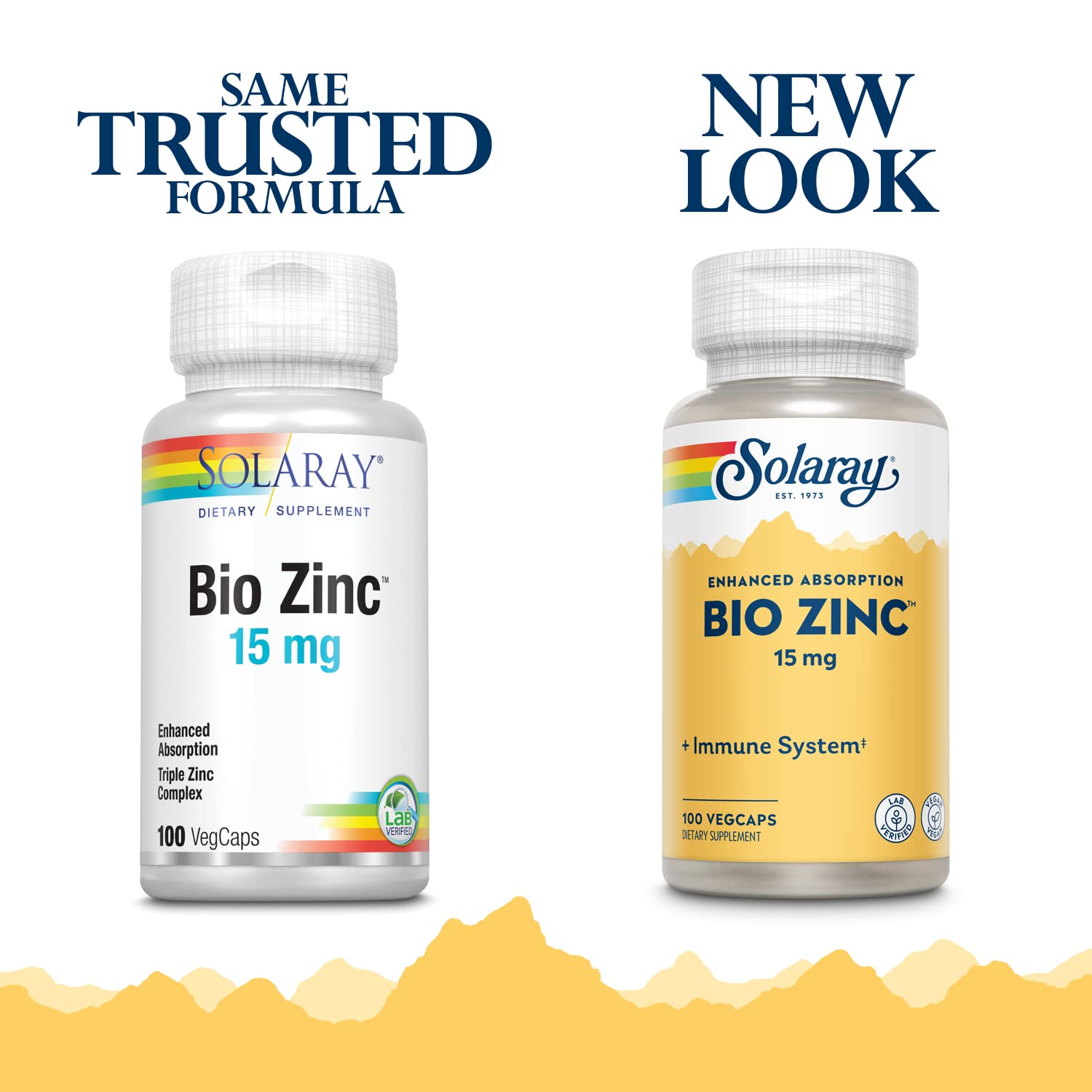 Solaray Bio Zinc 15 mg, Immune Health Support, 100 Capsules