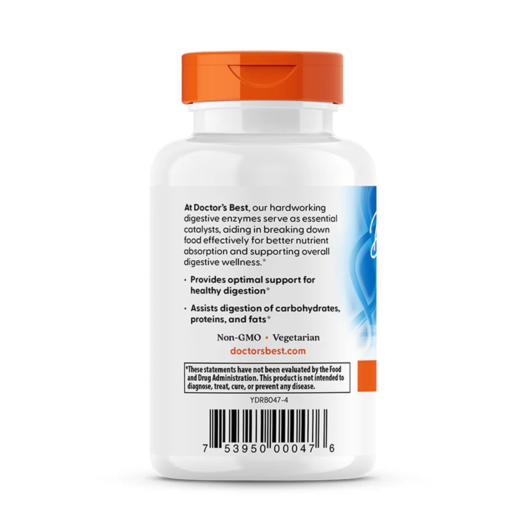 Doctor's Best Digestive Enzymes Supplement for Women & Men - Supports Gut Health, Digestion, & Overall Wellness, Formulated with Amylase, Super Enzyme Blend for Food Break Down - 90 Veg Caps (2 Pack)