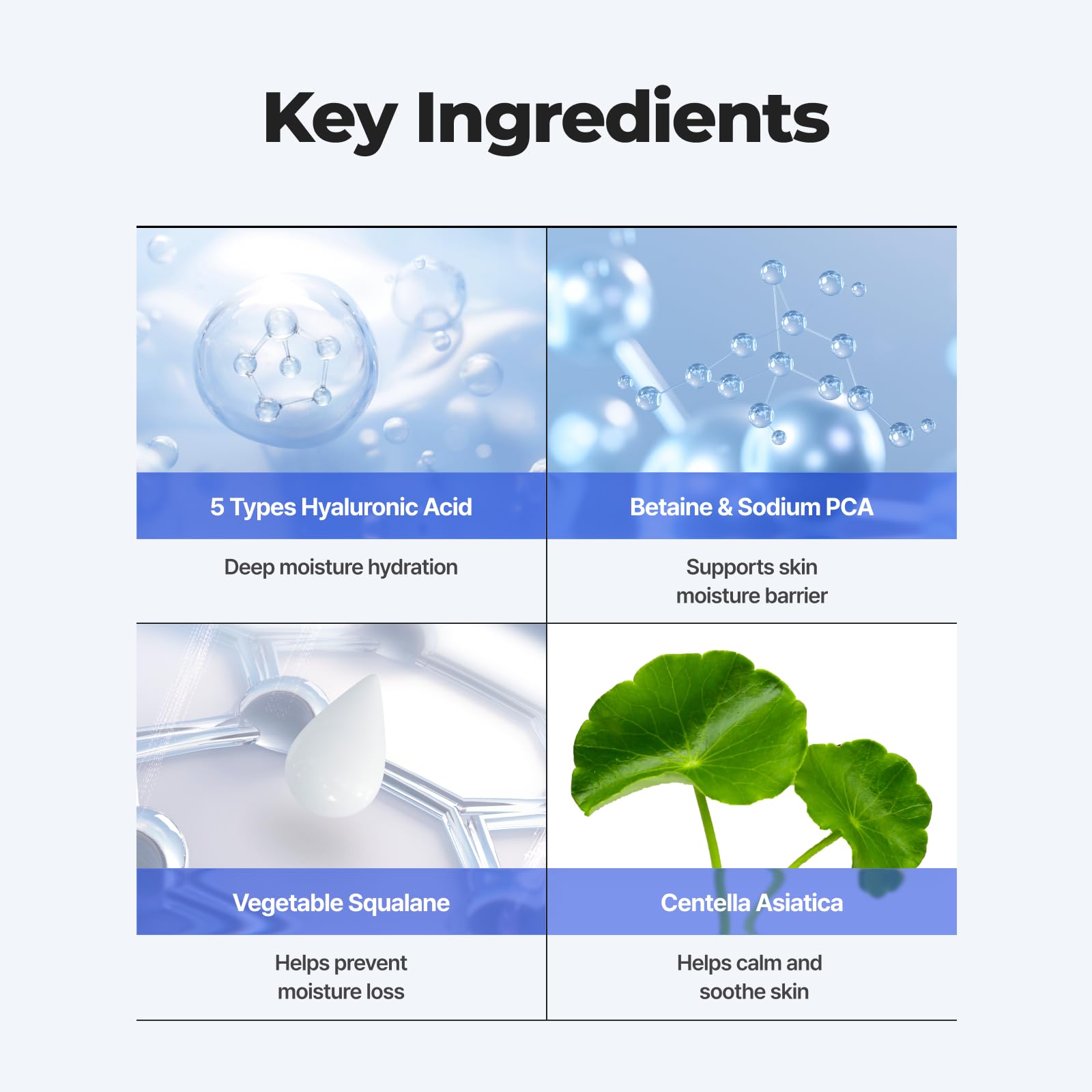 IsNtree Hyaluronic Acid Aqua Gel Cream | Lightweight Gel Moisturizer with Hyaluronic Acid | Korean Face Moisturizer, Quick-Absorbing & Non-Greasy Hydration, 3.38 fl oz