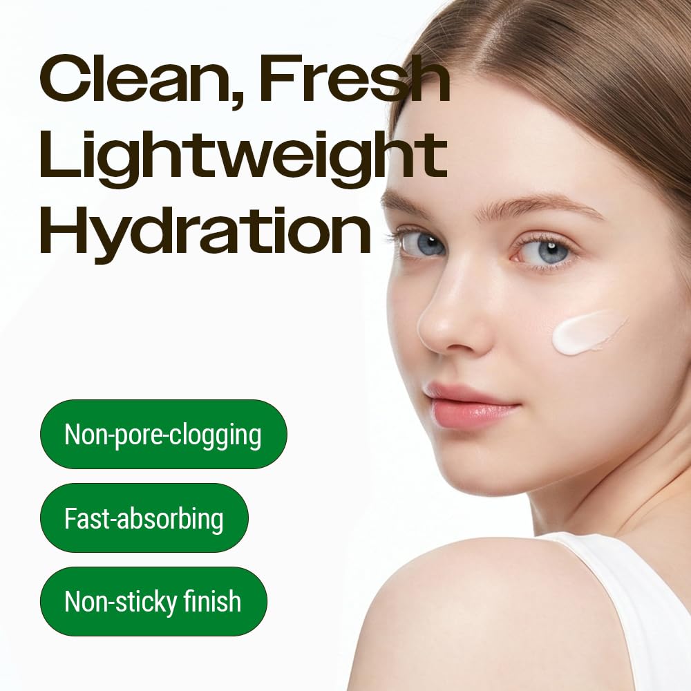 YUMU Cica Exosome Zinc Blemish Relief Cream, Face Moisturizer for Sensitive, Acne-Prone Skin, Lightweight, Breakouts, Barrier Repair, Hydration, Soothing, Oil-Free, Korean Skincare (80 ml/2.70 fl.oz.)