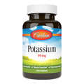 Carlson Potassium, 99 mg, Nerve Health, Muscle Function, 250 Tablets