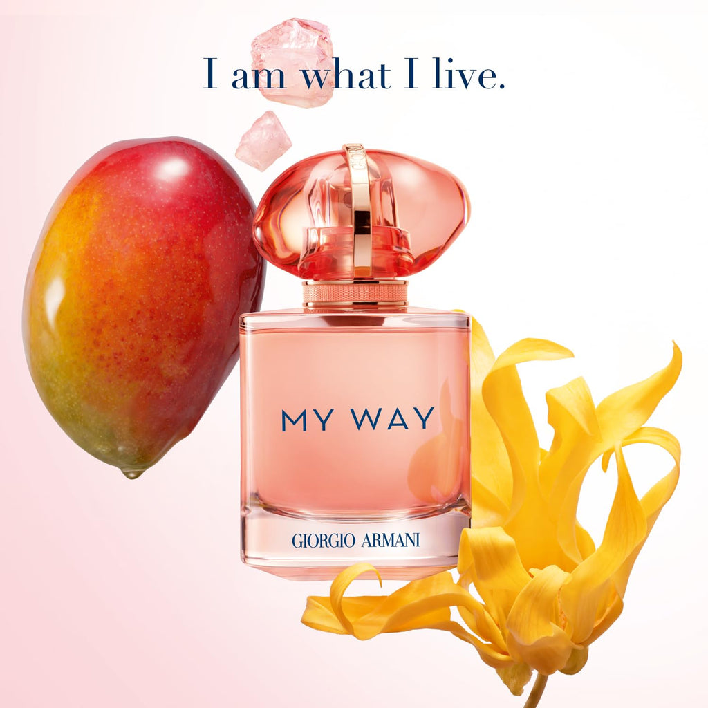 Armani Beauty- My Way Ylang - Eau de Parfum - Women's Perfume - Floral Fruity Fragrance - Mango Accord, Coconut Water Accord, Ylang Ylang, and Vanilla Notes - 1.6 Fl Oz