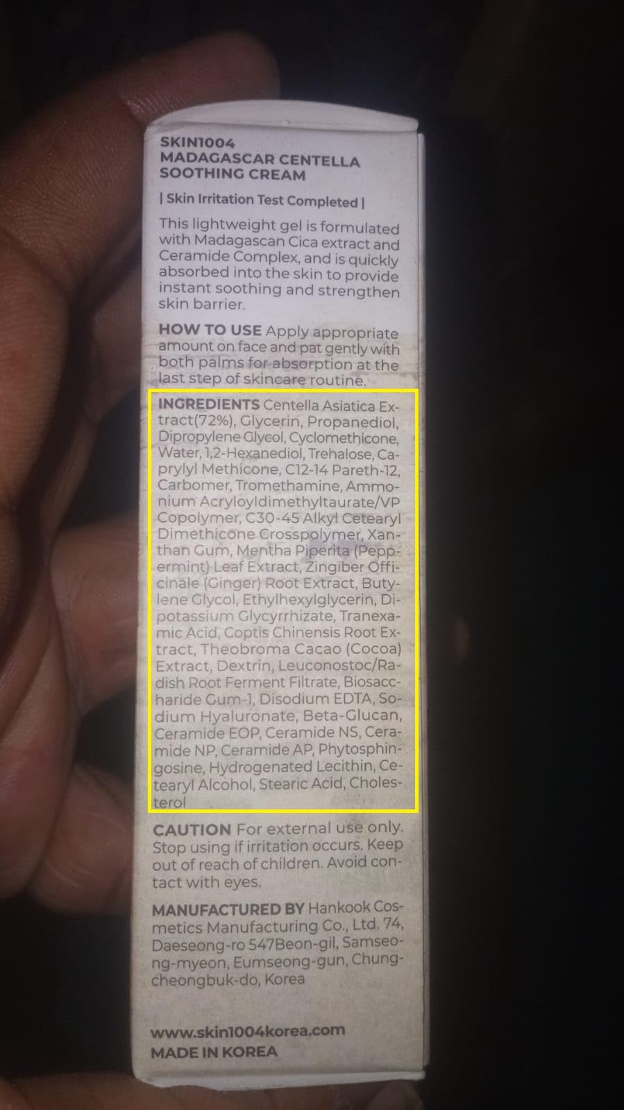 Madagascar Centella Soothing Cream by Skin1004 for Women - 1.01 oz Cream