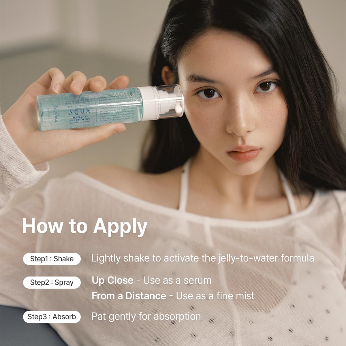 Dr.Althea Aqua Marine Jelly Mist, 3.38 Fl Oz, Korean Vegan Skin Care