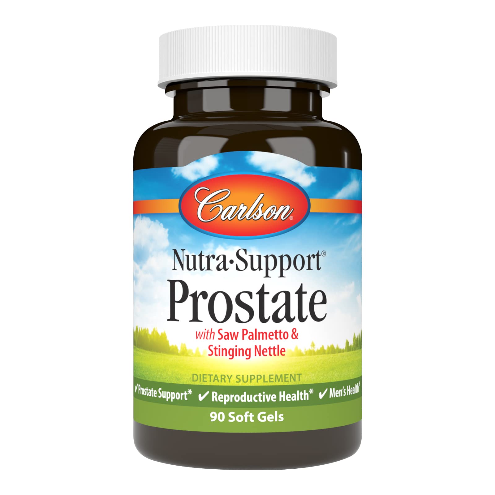 Carlson Nutra-Support Prostate, Prostate Support, Men's Health, 90 Softgels