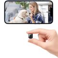 Mini Camera 2026 4K HD WiFi Portable Nanny Cam with Motion Detection,Cloud & SD Storage,Night Vision,Wide Angle,Can No Need WiFi Cams Micro Wireless Small Security Cameras for Home Baby Indoor Outdoor