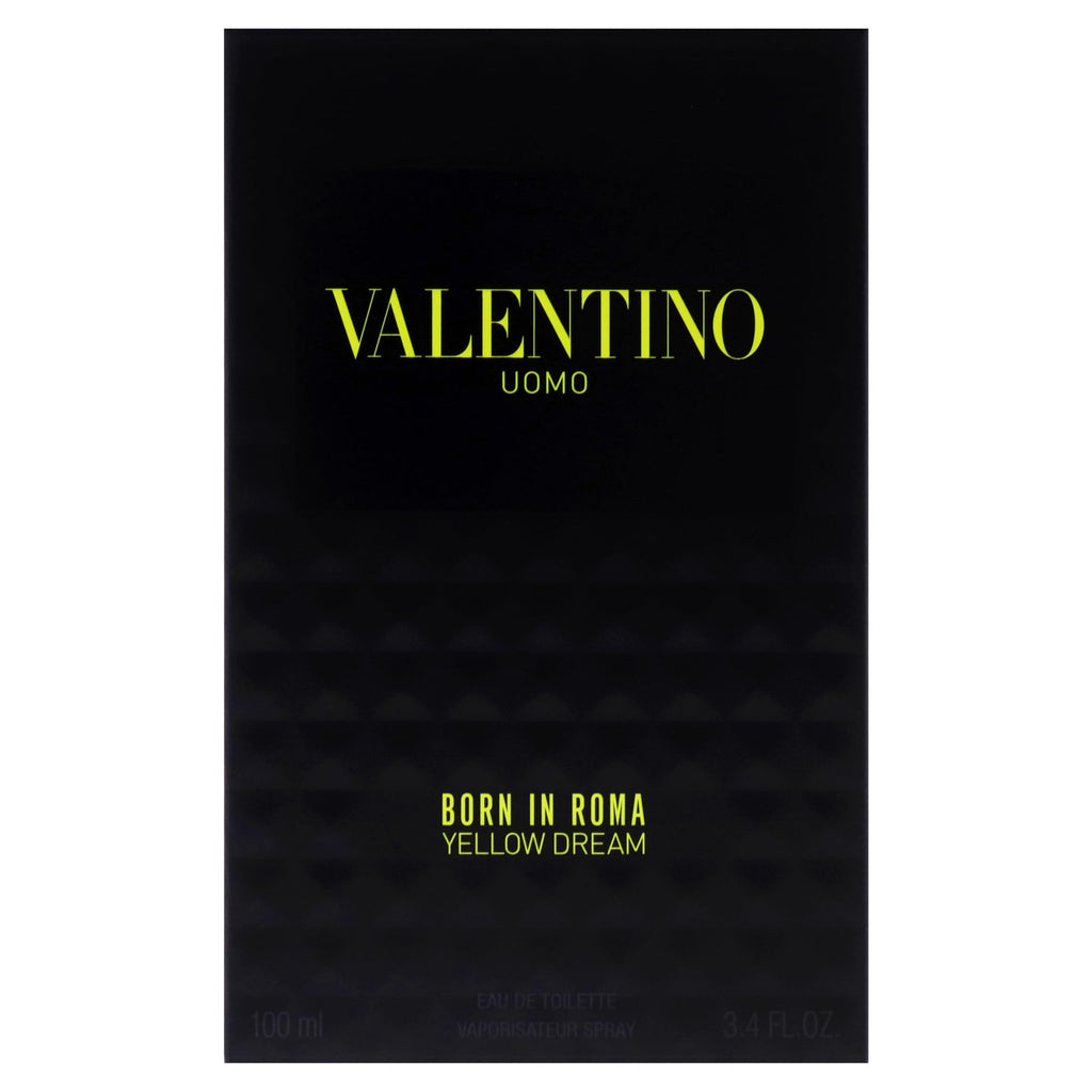 Valentino Uomo Born In Roma Yellow Dream for Men - 3.4 fl oz EDT Spray