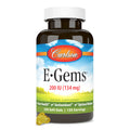 Carlson E-Gems 200 IU (134 mg), Natural-Source Vitamin E, 250 Soft Gels