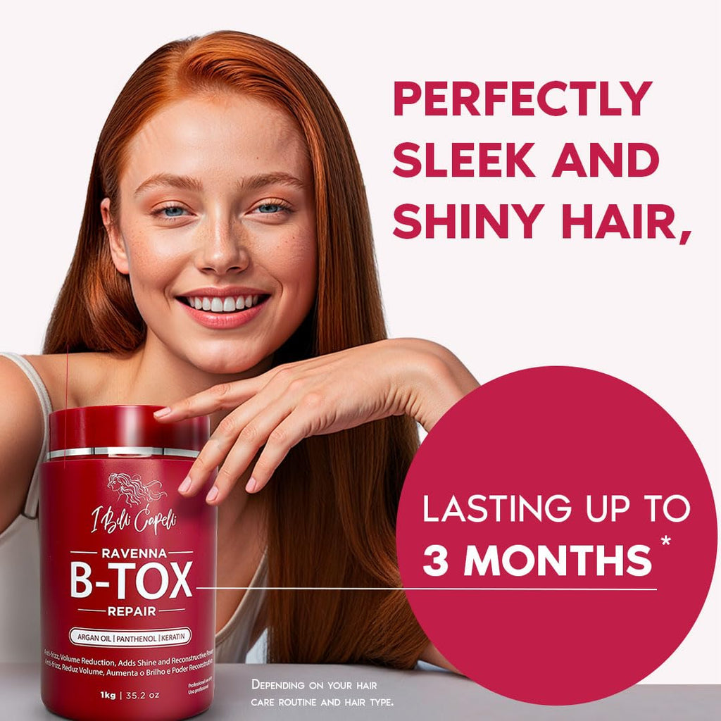 I Belli Capelli Ravenna Hair B-tox Treatment – B-tox Capilar, 1kg Repair