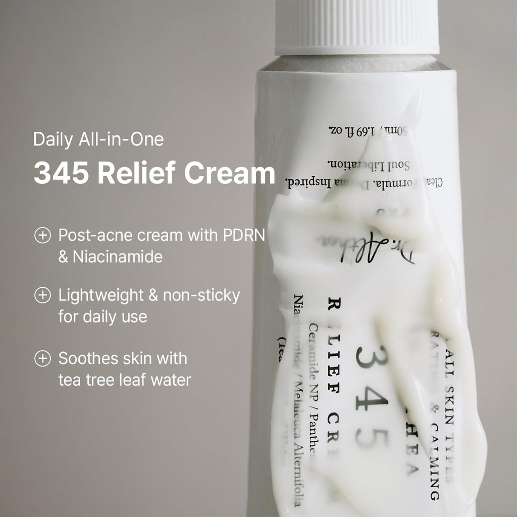 Dr.Althea 345 Relief Cream & Mist Duo, Korean Vegan Skin Care Set