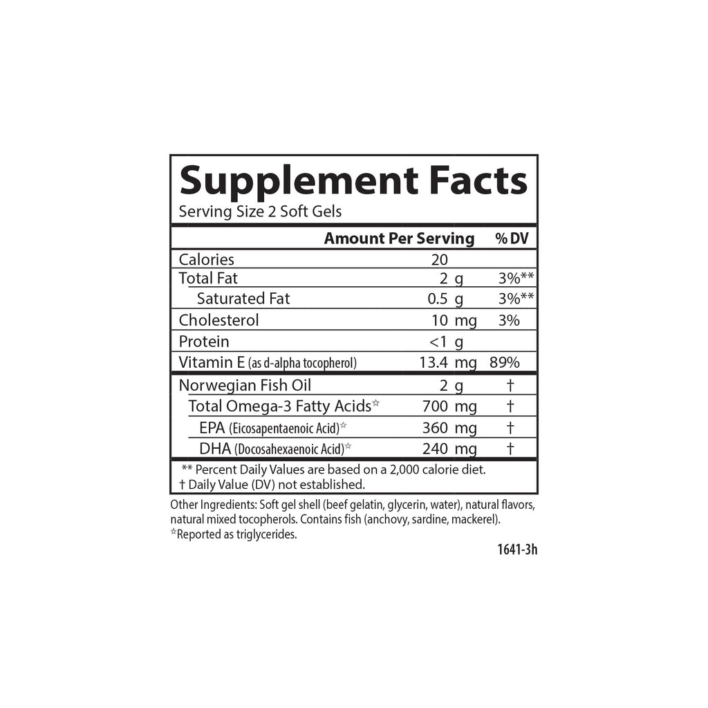 Carlson The Very Finest Fish Oil, 700 mg, Omega-3s, Orange, 120 Softgels