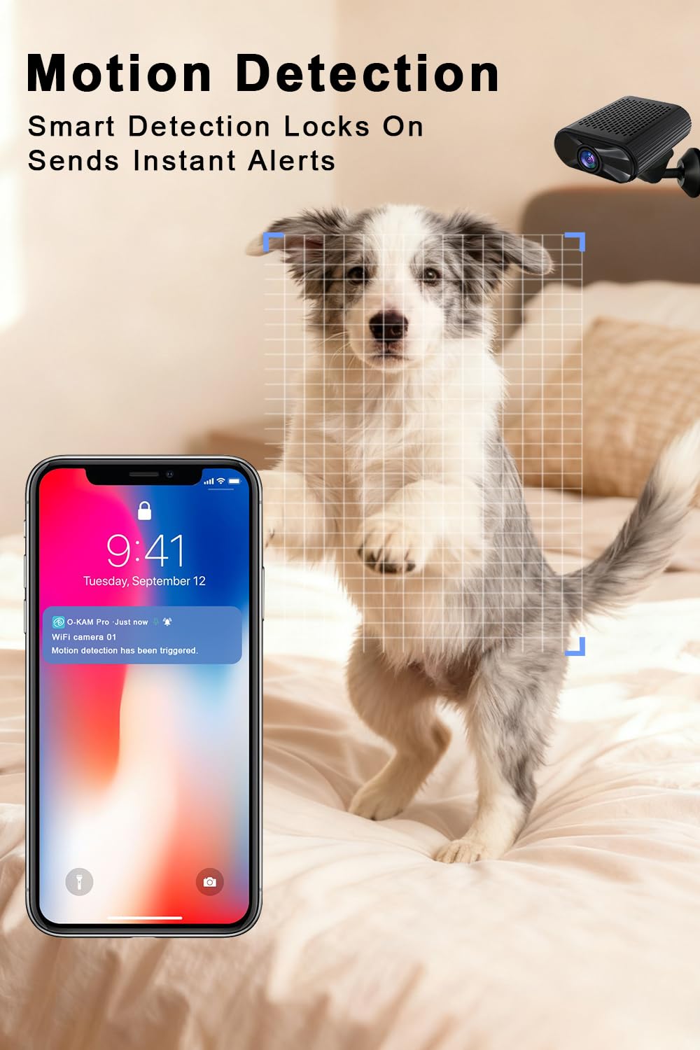 Mini Camera - 4K HD Wireless Small Camera - Tiny Indoor Security Cameras with Night Vision & Motion Detection, APP Control Nanny Cam for Home, Office, Baby, Pet, Miniguard Cam ( 2.4G & 5GHz WiFi )