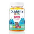 DR. MORITZ Vegan Omega 3 Gummies for Kids and Toddlers (90 Count), Omega 3 Kids Gummies for Brain and Heart Health, No Fish Oil and Gluten Free
