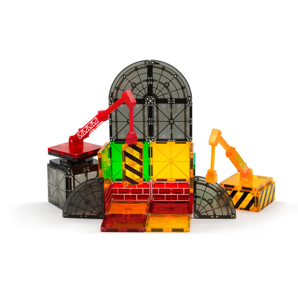 MAGNA-TILES Builder 32-Piece Magnetic Construction Set, The Original Magnetic Building Brand