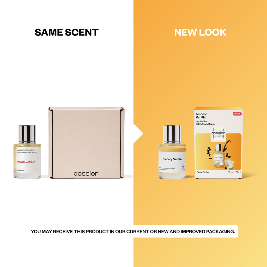 Dossier - Ambery Vanilla - Inspired by Black Opium - Women EDP