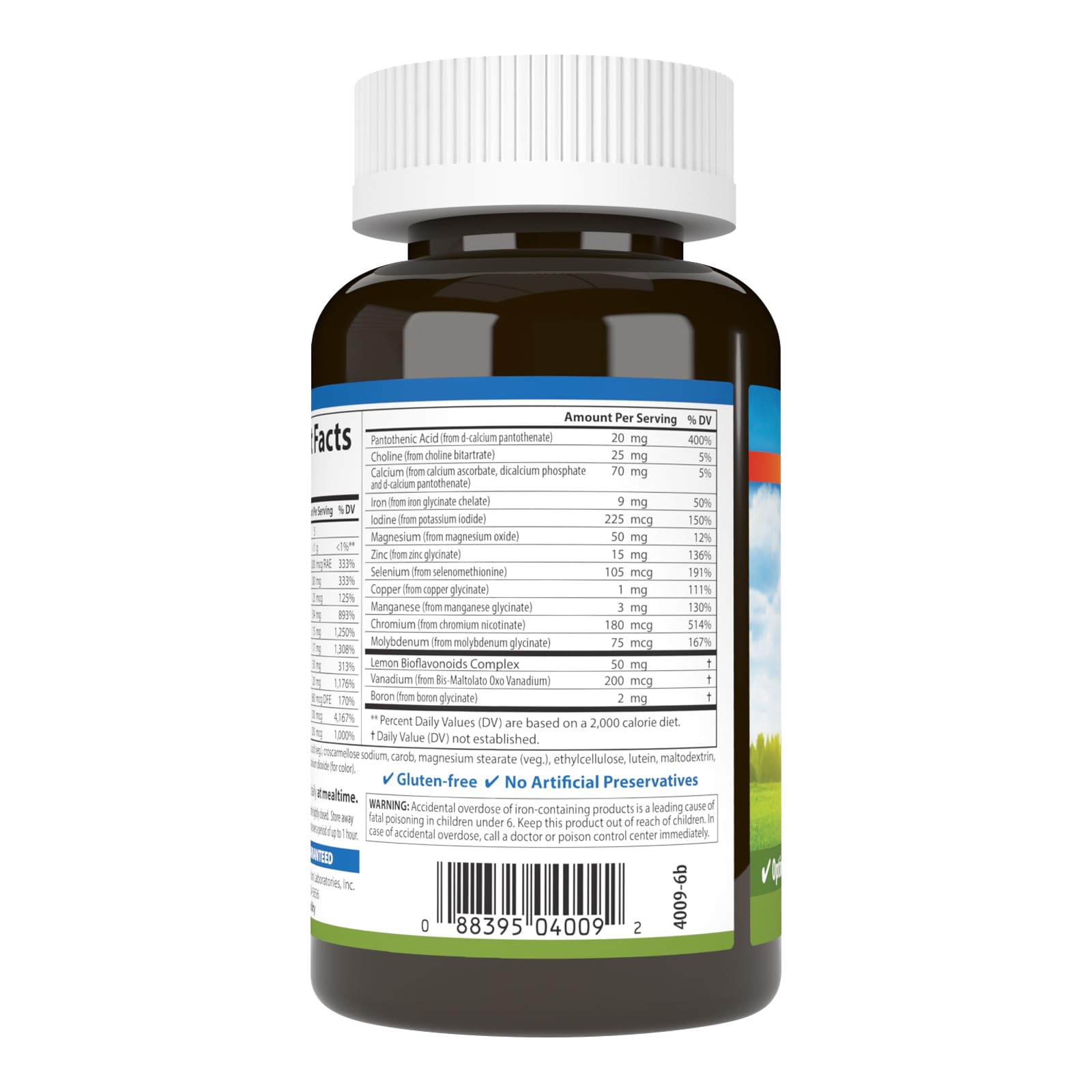 Carlson Super 1 Daily, Vegetarian Multiple Formula, 60 Tablets