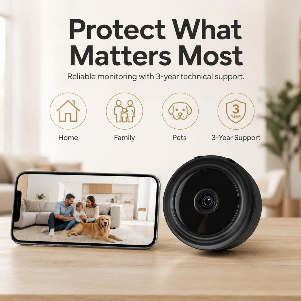 JEWKTTONS 2PCS 1080p Indoor Security Cameras, 2026 Mini Camera for Home Use, WiFi Small Cam -, Portable Tiny Surveillance Camera for Outdoor Office, Night Vision D/U