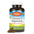 Carlson Calcium & Magnesium Gels, 200 mg Calcium Supplement, 100 Softgels