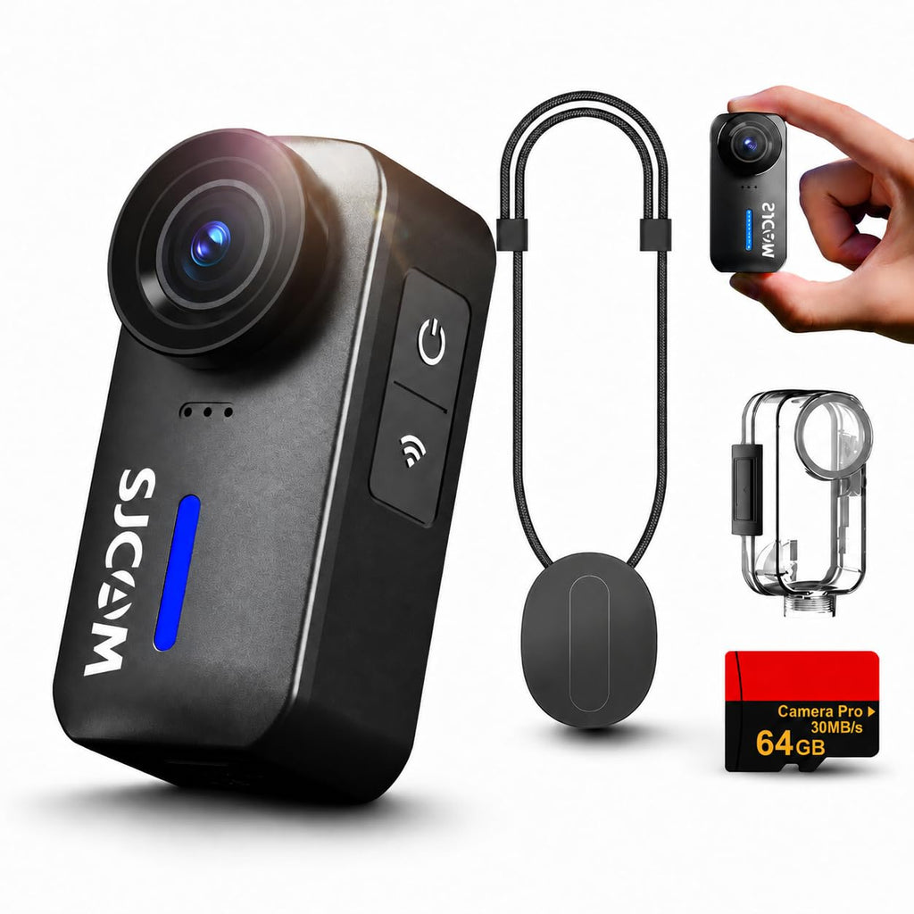 SJCAM C110 Plus 4K Action Camera, Mini Magnetic POV Body Cam
