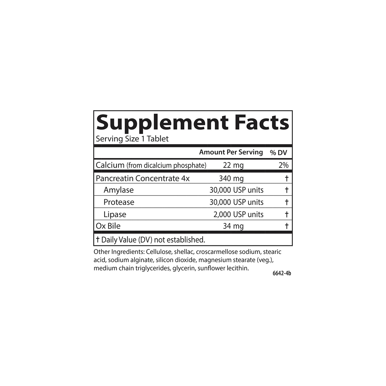 Carlson Natural Digestive Enzymes, Amylase & Lipase, 250 Tablets