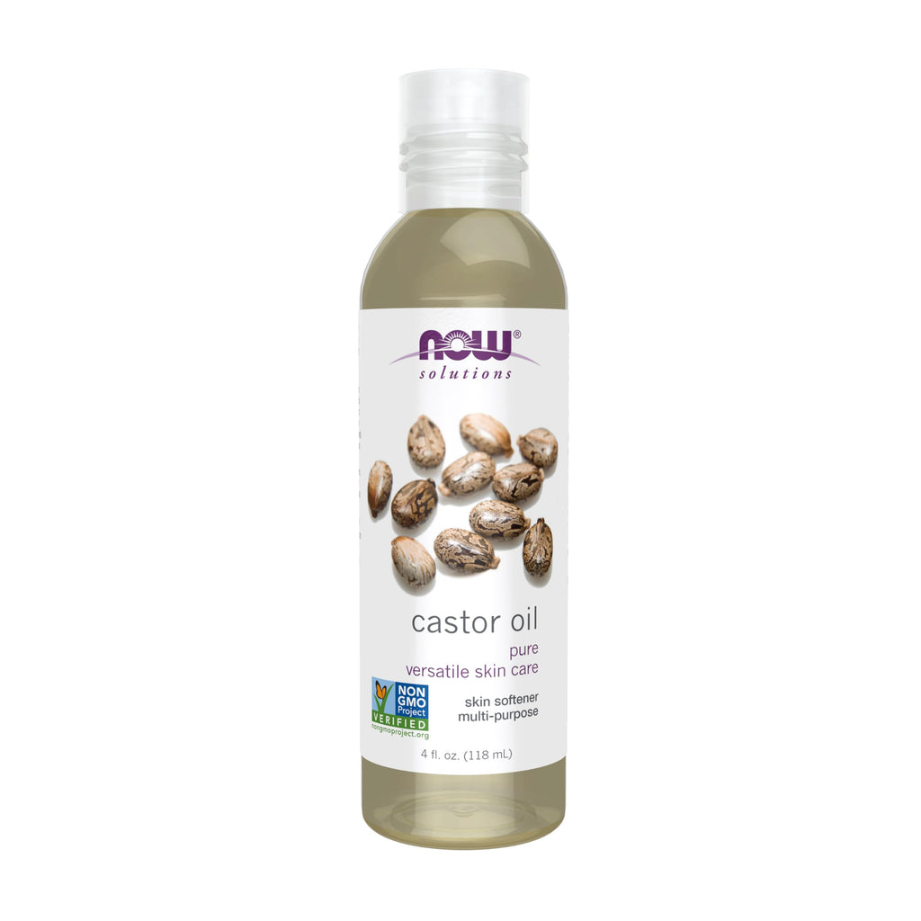 NOW Solutions, Castor Oil, Versatile Skin Care, Multi-Purpose, 4 fl. oz
