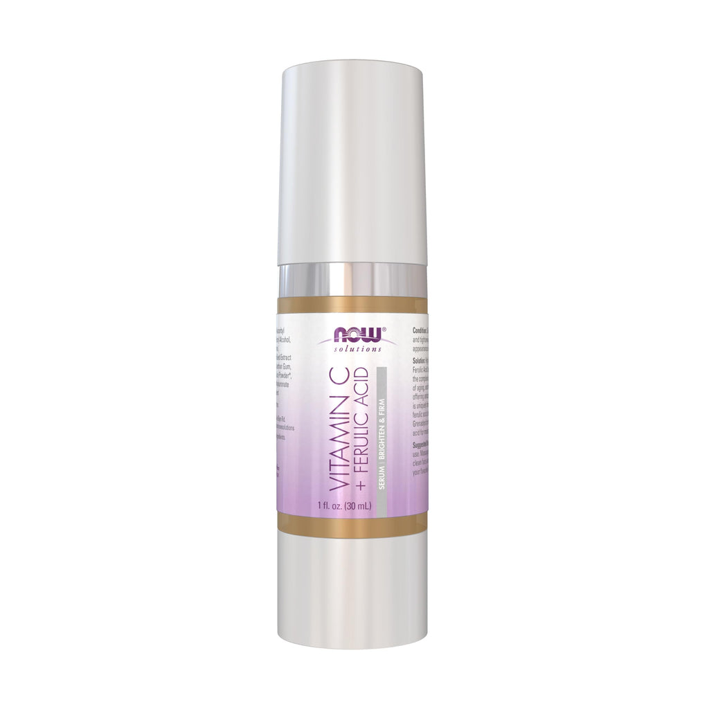 NOW Solutions, Vitamin C Serum Plus Ferulic Acid, Brightening, 1 fl. oz