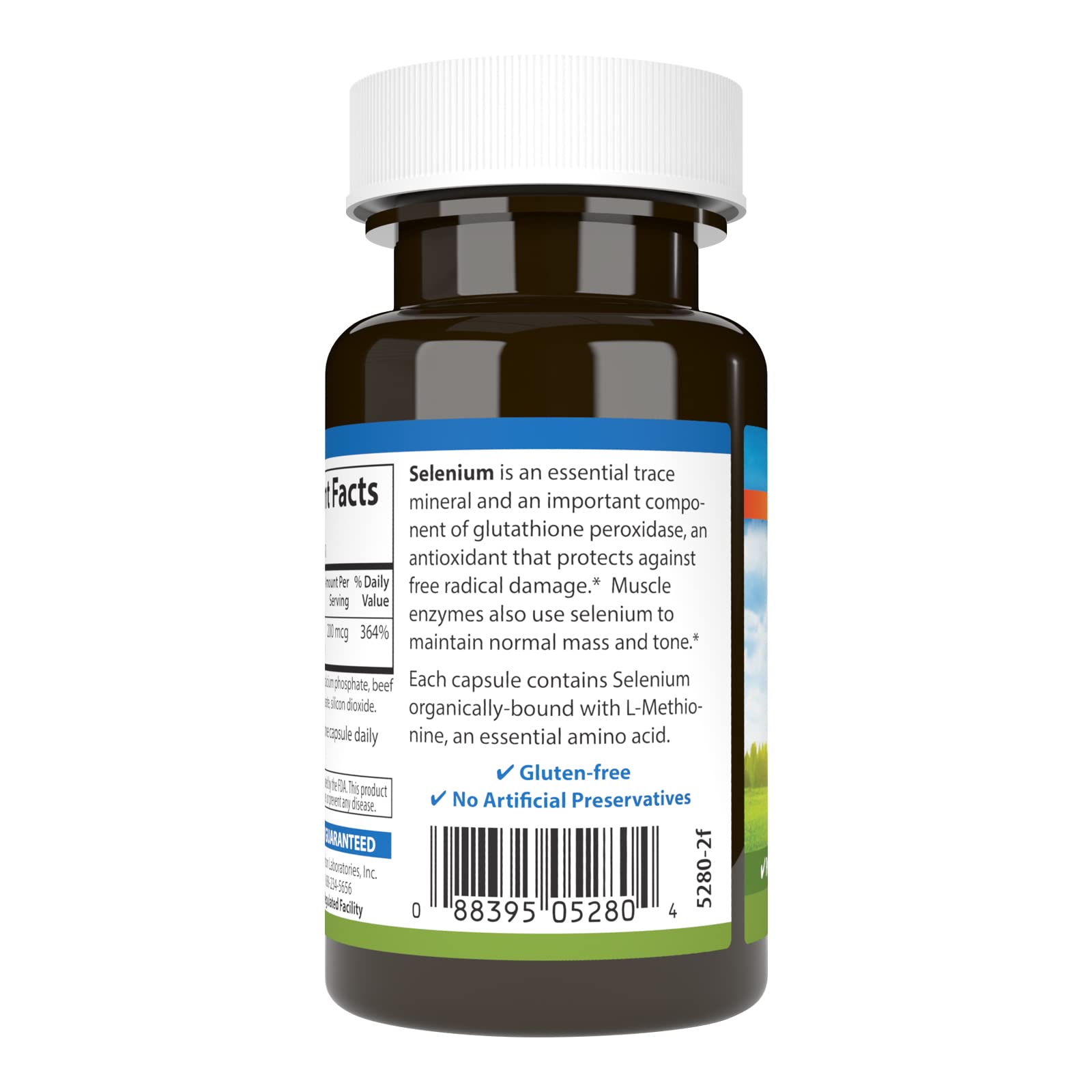 Carlson Selenium, 200 mcg, Yeast-Free, Prostate Health, 60 Capsules