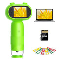 Leipan Pocket Microscope for Kids, 2'' IPS 1080P Magnifier with Light