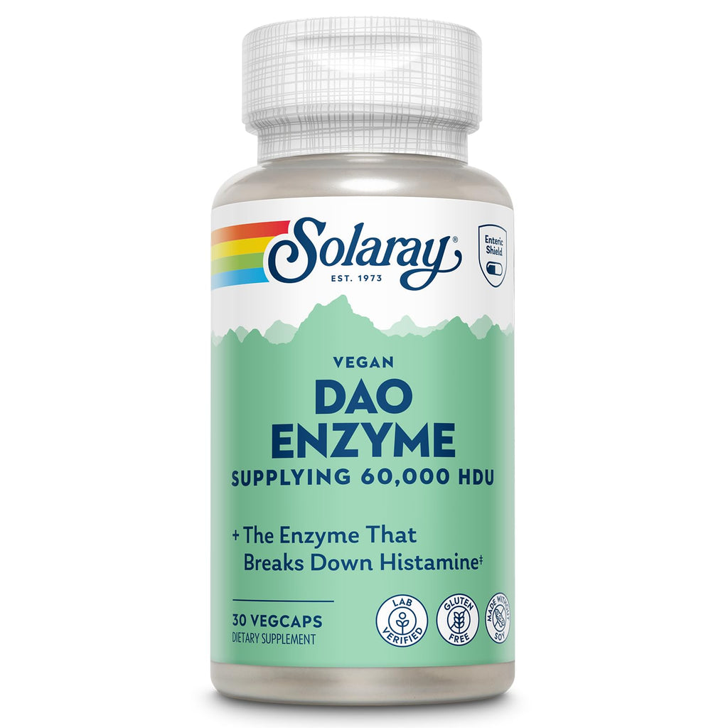 SOLARAY DAO Enzyme 60000 HDU, 30 VegCaps