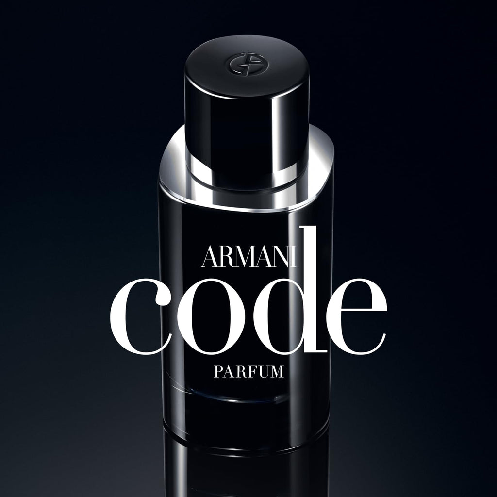 Armani Beauty – Code – Parfum – Cologne for Men – Fresh & Aromatic Men’s Fragrance – Bergamot, Clary Sage, Tonka Bean Notes - 1.7 FL Oz