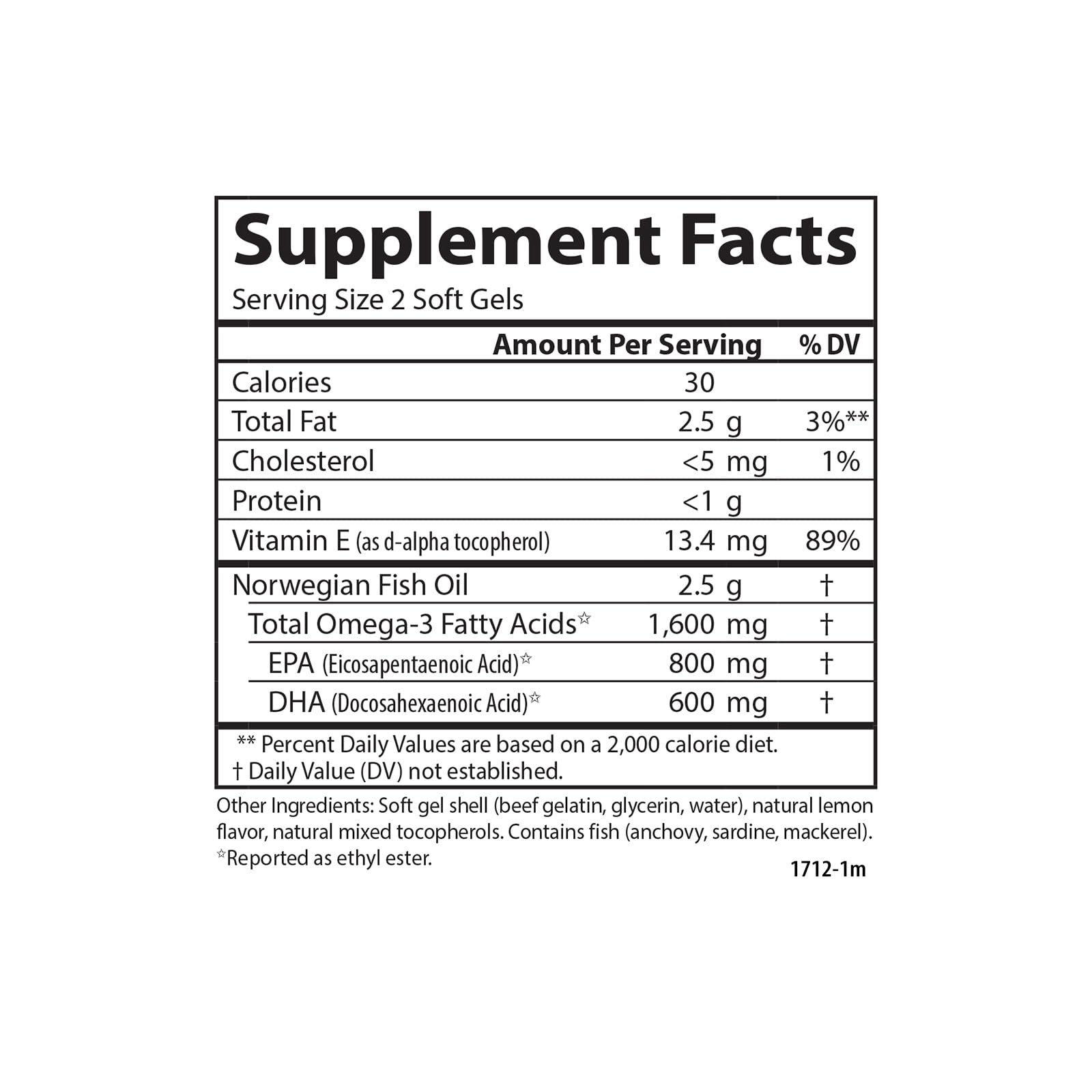 Carlson Elite Omega-3 Gems, 1600 mg, from Norway, Lemon, 180 Softgels