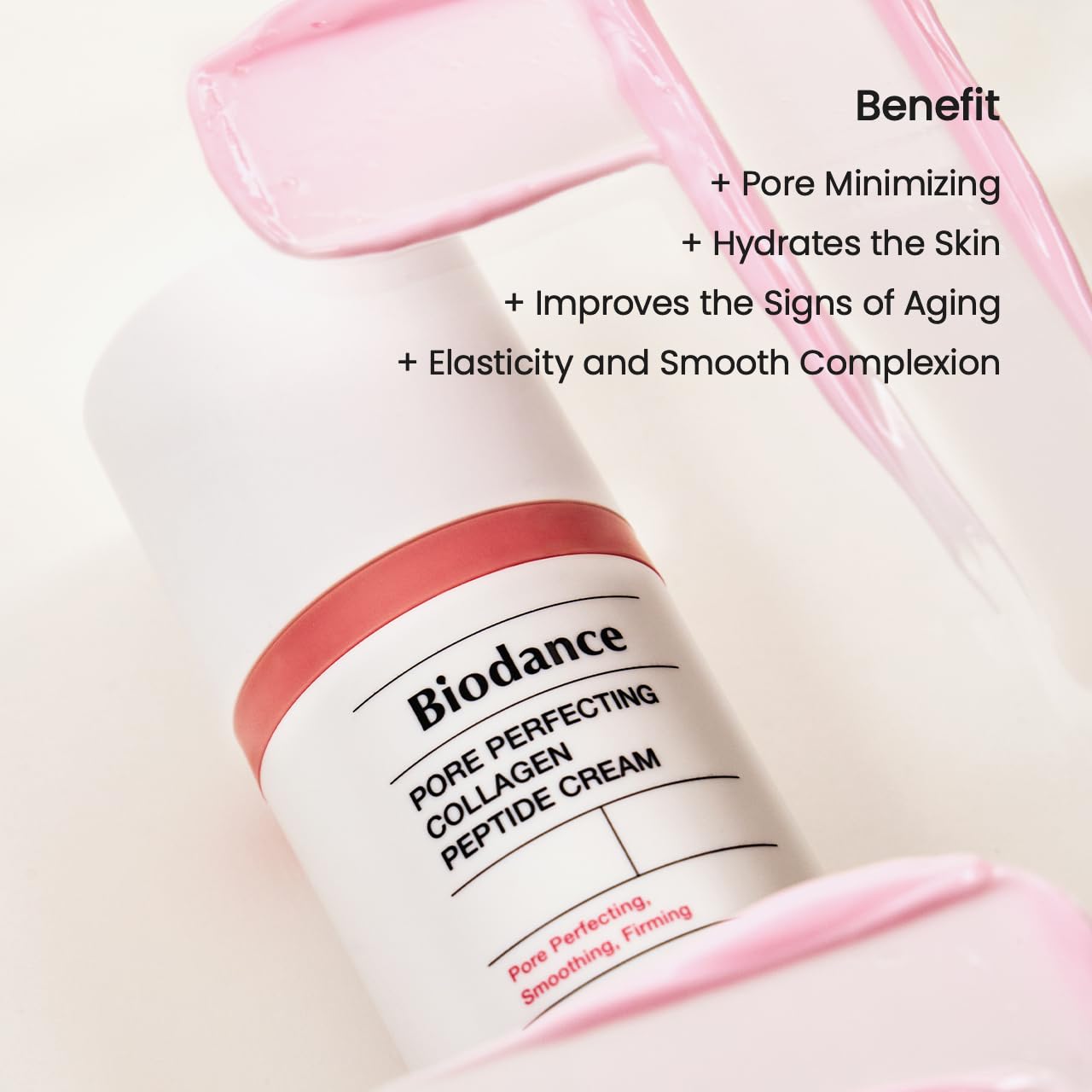 BIODANCE Collagen Glass Skin Duo: Collagen Real Deep Mask & Pore Perfecting Peptide Cream Bundle for Plumping Hydration, Firming, Korean Skin Care, Skin Care Set