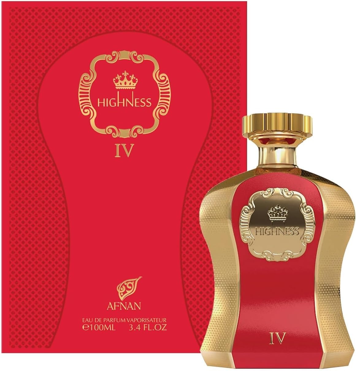 Afnan Highness Red Luxury Unisex Eau De Parfum, 3.4 Fl. Oz
