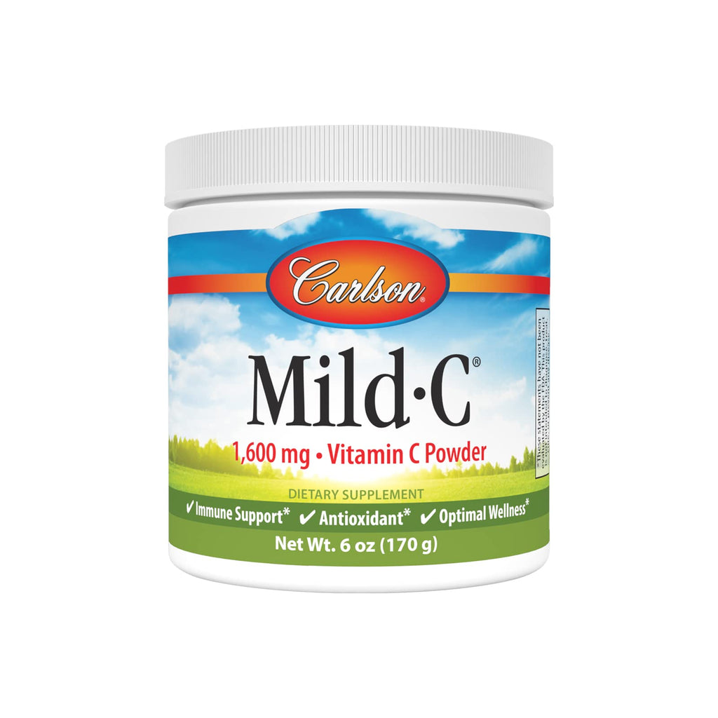 Carlson Mild-C, Vitamin C Powder, Gentle on Teeth, 6 oz (170 g)