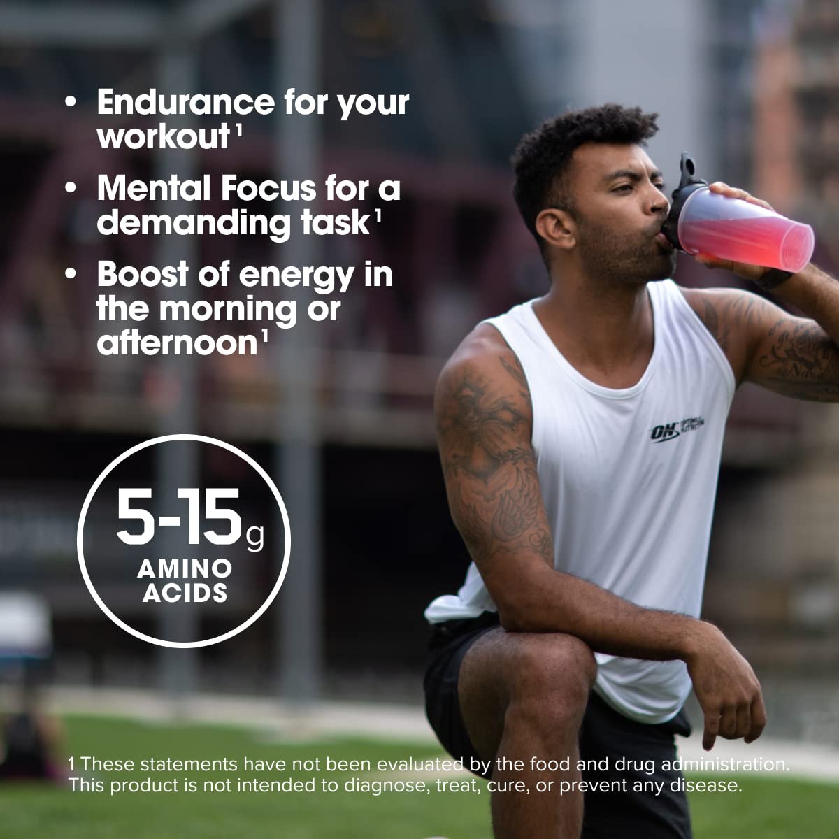 Optimum Nutrition Amino Energy-Pre Workout with Green Tea,BCAA,Amino Acids,Keto Friendly,Green Coffee Extract,Energy Powder-Juicy Strawberry Burst,9.5Ounce,30 Servings,(Pack of 6),(Packaging May Vary)