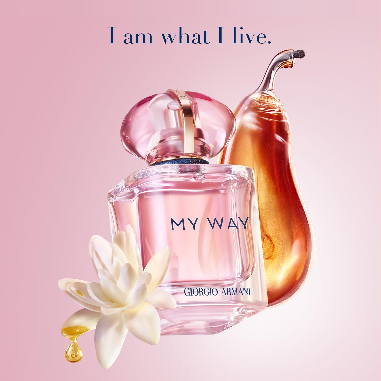Armani Beauty – My Way Nectar – Eau de Parfum – Perfume for Women – Floral Fruity Women’s Fragrance – Bergamot & Pear, Tuberose Heart, Vanilla Notes - 1.6 Fl Oz