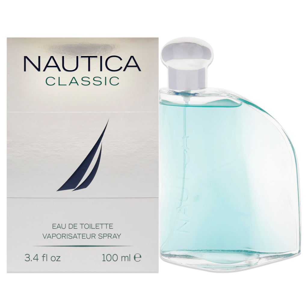 Nautica Classic Blue Kit for Men 2 Pc Kit 2 x 3.4oz EDT Spray