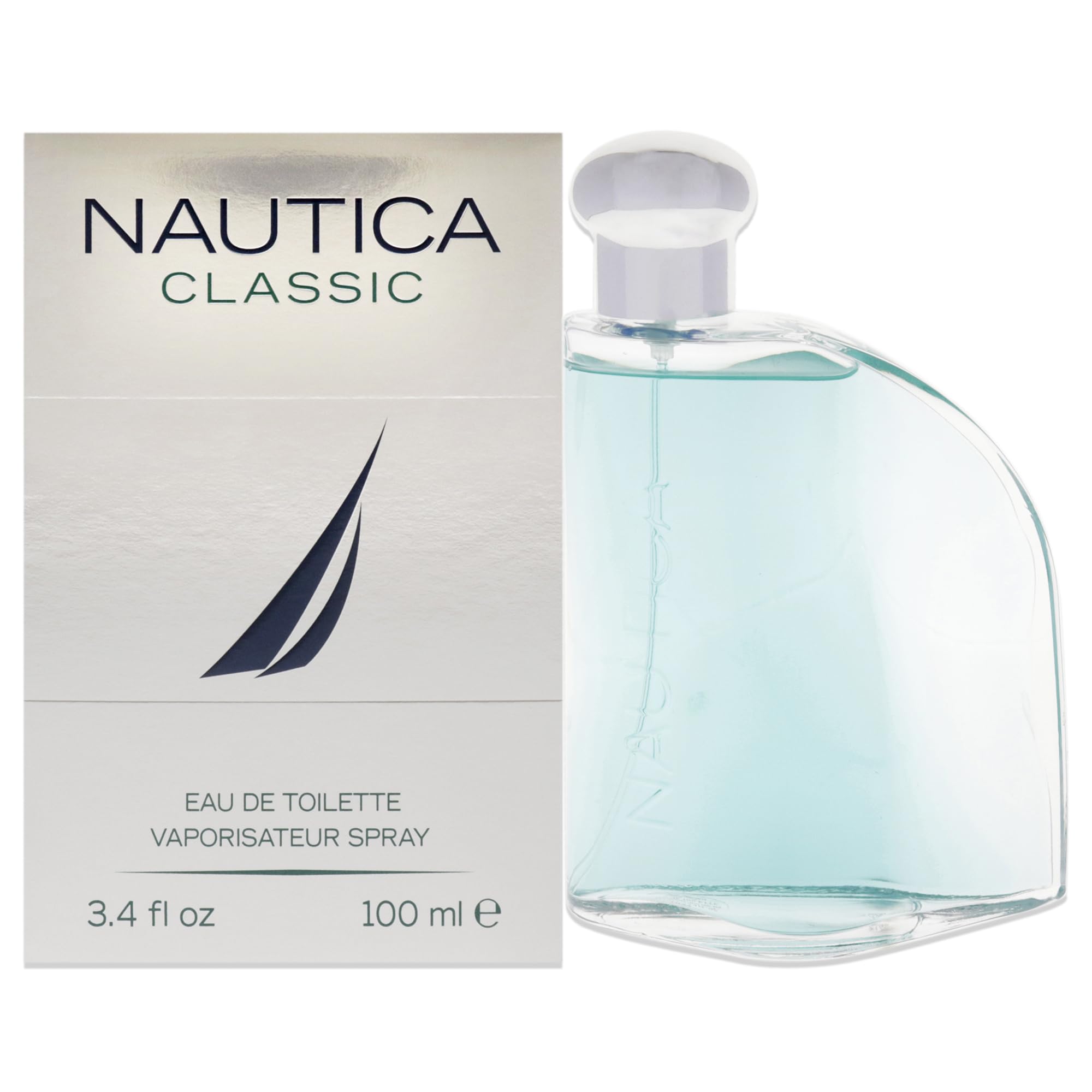 Nautica Classic Blue Kit for Men 2 Pc Kit 2 x 3.4oz EDT Spray