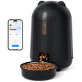 PAPIFEED Automatic Cat Feeder with App, WiFi Auto Cat Feeder, 3L Slow-Feed Cat Food Dispenser for Dry Food, Dual Power Supply Timed Pet Feeder for Small Dog, 10 Meals/Day, 6 Portions/Meal