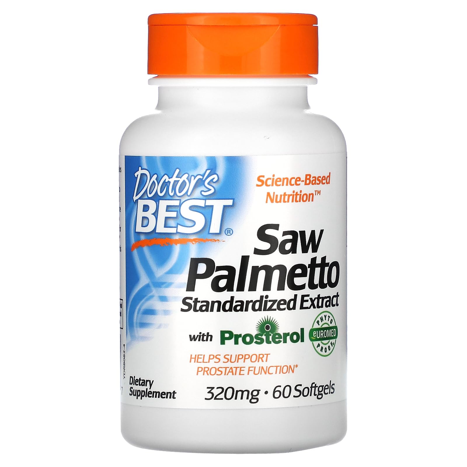 Doctor's Best Saw Palmetto Extract - 320 mg - 60 Softgels