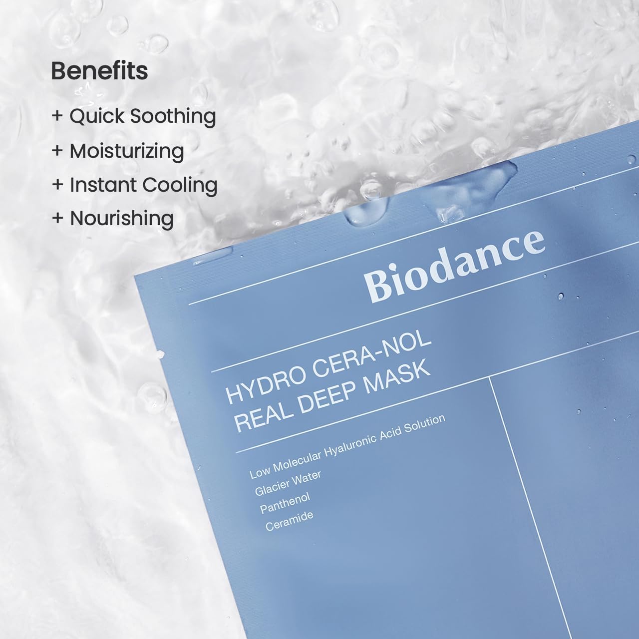 BIODANCE Repair Calming Mask Duo Set: Ceramide Panthenol & Sea Kelp Real Deep Mask, Hydrating, Calming, Soothing Face Mask for Sensitive Skin, Korean Skin Care, Skin Care Set